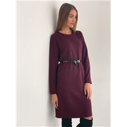 3471 Платье-свитер в цвете burgundy