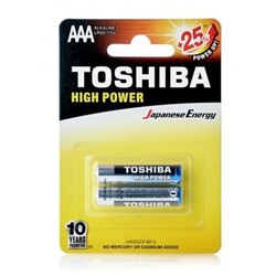 Батарейка LR3 "Toshiba", алкалиновая, на блистере BL2