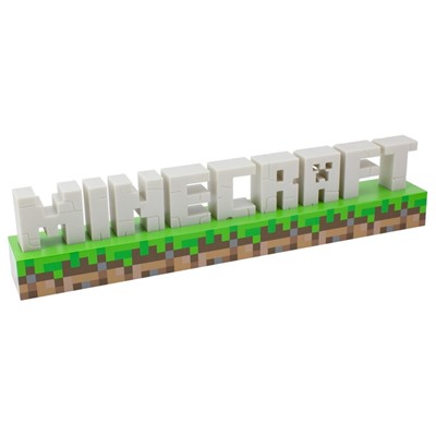 Светильник Minecraft Logo Light