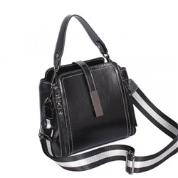 Женская кожаная сумка 8807-7 BLACK