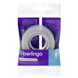 Клейкая лента 19мм*33м "Berlingo" прозр., в пакете (AT19331)