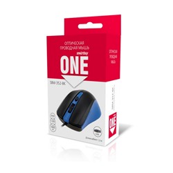 Мышь Smartbuy 352 "ONE" USB (SBM-352-BK) сине-черная