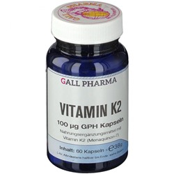 GALL PHARMA Vitamin K2 100µg GPH Капсулы, 60 шт
