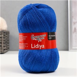 Пряжа Lidiya (ЛидияПШ) 50% шерсть, 50% акрил 1613м/100гр (180 василек)