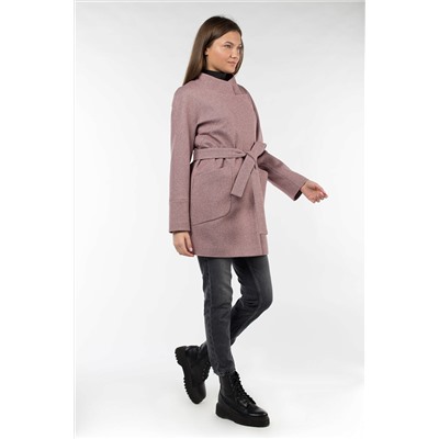 01-10050 Пальто женское демисезонное (пояс)