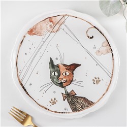 Тарелка обеденная «Коты-аристократы», d=26,5 см