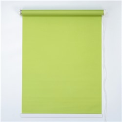 Штора рулонная 60×180 см (с учётом креплений 3,5 см), цвет зелёный