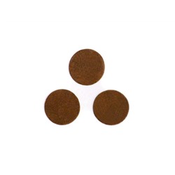 Фетровые кружочки (цвет светло коричневый) 25мм