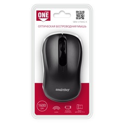 Мышь беспроводная SmartBuy 378AG-K "ONE", черная