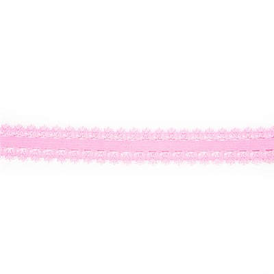 Резинка TBY бельевая (ажурная) 20мм RB04134 цвет F134 св.розовый 1 метр