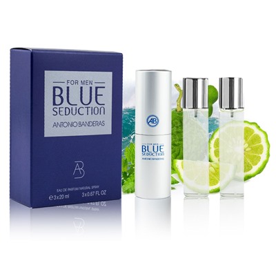 Antonio Banderas Blue Seduction, Edp, 3x20 ml (муж)