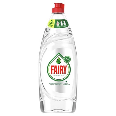 Средство для мытья посуды Fairy Pure & Clean, 650 мл