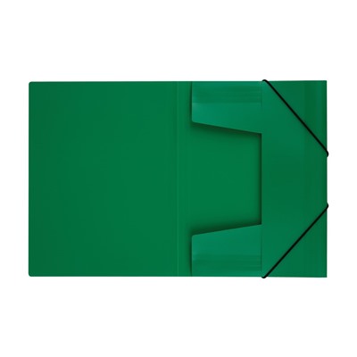 Папка на резинках СТАММ зеленая (ММ-32190) А4, 500мкм