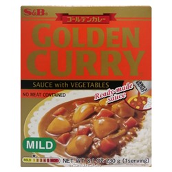 Нежный соус карри с овощами Golden Curry S and B, Япония, 230 г