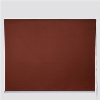 Штора рулонная 120×180 см (с учётом креплений 3,5 см), цвет коричневый