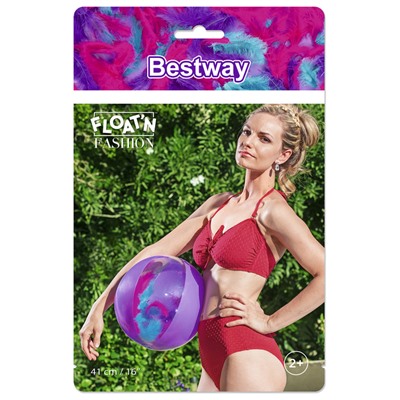 Мяч надувной Flirty Feather, d=41 см, 31051 Bestway