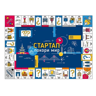 Игра экономическая "Стартап. Покори мир" 8+ (04861) "Десятое королевство"