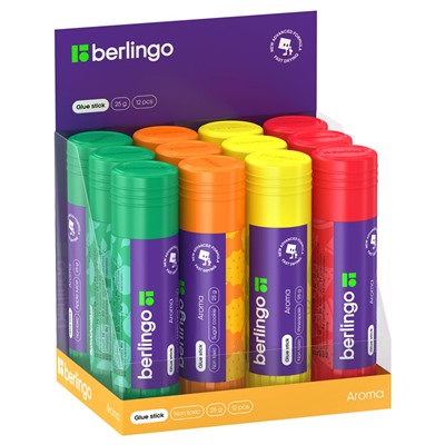 Клей-карандаш Berlingo "Aroma" ароматизированный, 25гр. (FPp_25200)