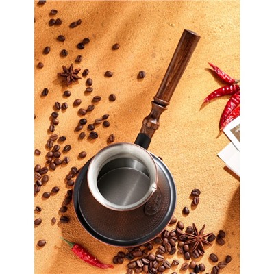 Турка для кофе "Армянская джезва", для индукции, медная, средняя, 600 мл