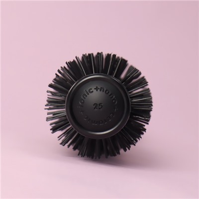 Брашинг, вентилируемый, прорезиненная ручка, d = 2,5/4 × 28,7 см, цвет чёрный