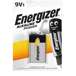 Батарейка 6LR61 9V "Energizer Power" алкалиновая, BL1