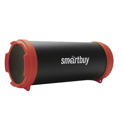 Колонка портат. Bluetooth "Smartbuy TUBER MKII" (SBS-4300) черно-красная, MP3-плеер, FM-радио, 6Вт, аккумулятор 1500мАч