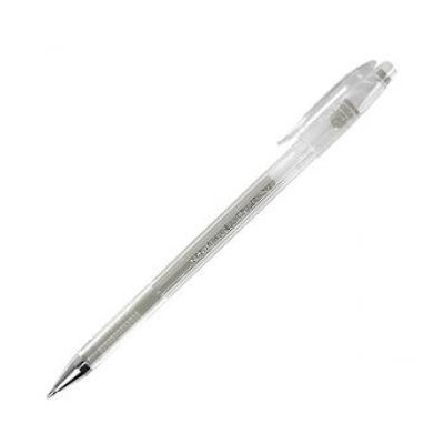 Ручка гелевая "Crown" 0.7мм серебро HJR-500GSM Crown {Корея}