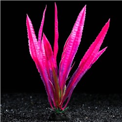 Растение искусственное аквариумное, 4 х 20 см, розовое, 1 шт.