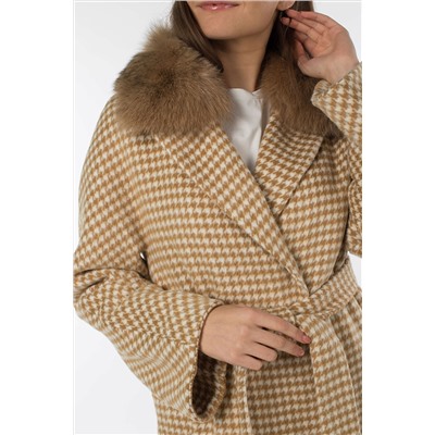 02-3093 Пальто женское утепленное (пояс)