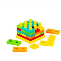 Развивающая игрушка «3D пазл» №1, 23 элемента