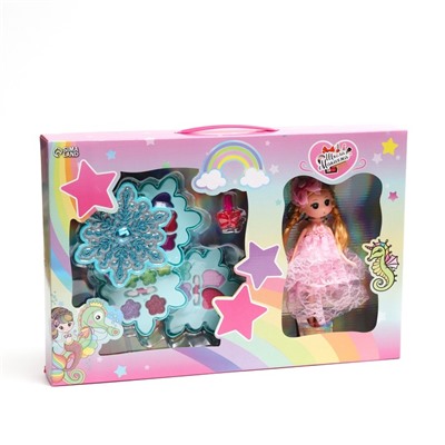 Набор косметики для девочки «Снежинка и куколка»