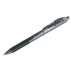 Ручка гелевая автомат. Berlingo "Classic Gel" (CGm_50061) черная, 0.5мм, резин. держатель