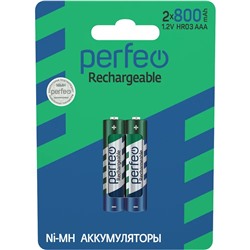 Аккумулятор R3 "Perfeo"  800 mAh, на блистере BL2