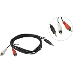 AUX кабель TELECOM Jack 3.5 (M) - 2*RCA (M), 5м (TAV7183-5M)