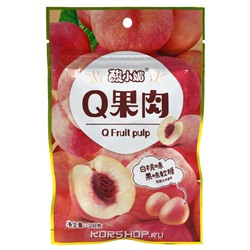 Мармелад со вкусом персика Q Fruit Pulp, Китай, 28 г