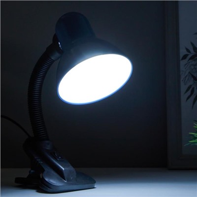 Лампа на прищепке светодиодная  8Вт LED 750Лм 14xSMD2835 шнур 1,5м синий