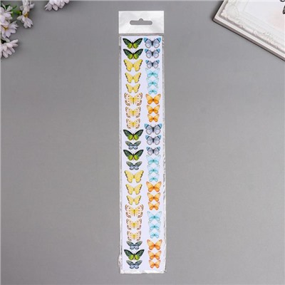 Набор полос для декорирования "Бабочки 6" 5 шт, 5х30,5 см