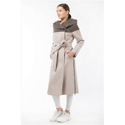 01-10018 Пальто женское демисезонное (пояс)