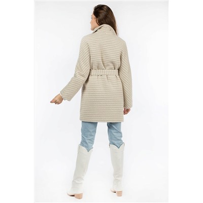 01-10290 Пальто женское демисезонное (пояс)
