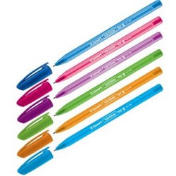 Ручка шариковая "InkGlide 100 Icy" синяя 0.7мм трехгранная, корпус ассорти 16700/50 Tub Luxor {Индия}