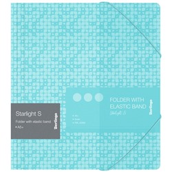 Папка для тетрадей, на резинке А5+ Berlingo "Starlight S" (FB5_A5902) 600мкм, зеленая с рисунком