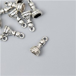 Декор металл для творчества "Шахматная фигура - Пешка" серебро G116B807 1,5х0,8 см