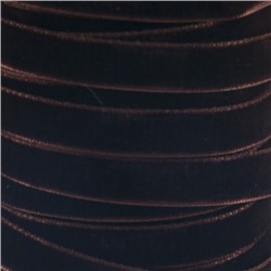 Лента бархатная 10 мм TBY LB1072 цвет коричневый 1 метр