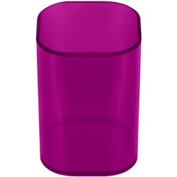 Подставка-стакан квадрат. СТАММ "Фаворит" (ПС-31562) пласт., тонированная фиолетовая