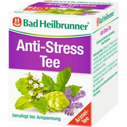 Bad Heilbrunner Антистресс  Лечебный травяной чай, 8 x 1,75 г, 14 г
