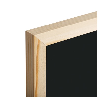 Доска магнитно-меловая OfficeSpace  60*90см, черная (362454) деревянная рамка