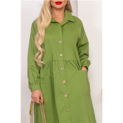Платье "Сибилла" (весенняя зелень) П4073