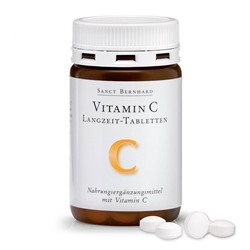 Krauterhaus Sanct Bernhardt Vitamin C Long-Release Tablets, 120 таблеток for 4 месяцев
