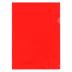 Папка-уголок СТАММ А4 0.15мм непрозрачная красная (ММ-32265)