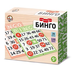 Игра "Бинго" с карт. фишками (04209) "Десятое королевство"